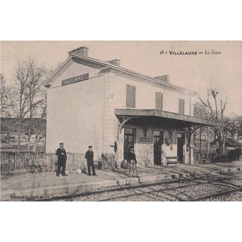 SAIGNON - LA GARE - CARTE DATEE DE 1905.