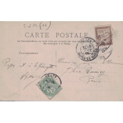 CITRY - VUE GENERALE - CARTE DATEE DE 1905 - TAXEE.