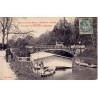 MONTRY CONDE - LE PONT VU PRISE DU RESTAURANT LIENARD - PECHEURS - CARTE DATEE DE 1907