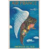 copy of AIR FRANCE - CARTE POSTALE OFFICIELLE PUB - INDISPENSABLE POUR ILLUSTRER UNE COLLECTION AERIENNE 10