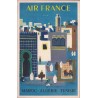 AIR FRANCE - CARTE POSTALE OFFICIELLE PUB - MAROC - TUNISIE - ALGERIE - PARIS - POUR ILLUSTRER UNE COLLECTION AERIENNE.
