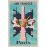 copy of copy of copy of copy of copy of copy of copy of copy of copy of copy of AIR FRANCE - CARTE POSTALE OFFICIELLE PUB - INDI