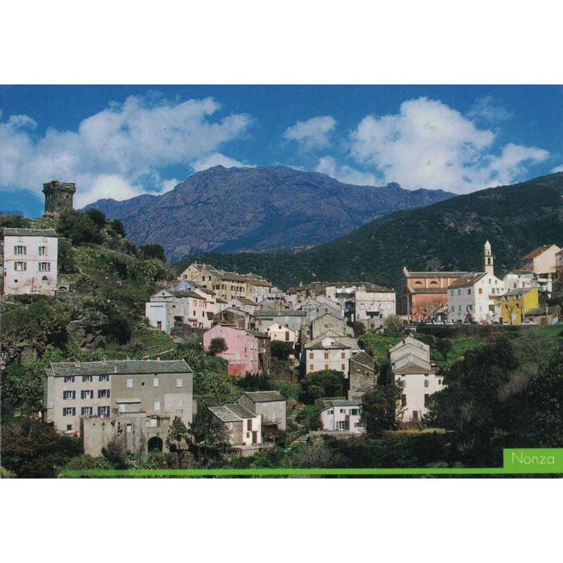 NONZA - VUE GENERALE DU VILLAGE - CARTE DATEE DE 2006.