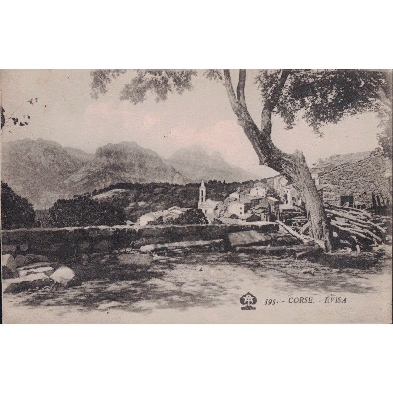 EVISA - VUE GENERALE - CARTE AVEC TEXTE.