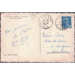 SALICE -  VUE GENERALE DU VILLAGE - VERSO BEAU CACHET DE POSTE - CARTE DATEE DE 1954.