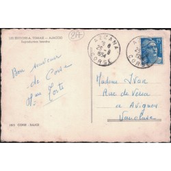 SALICE -  VUE GENERALE DU VILLAGE - VERSO BEAU CACHET DE POSTE - CARTE DATEE DE 1954.