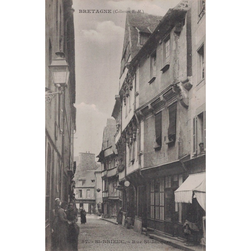 ST BRIEUC - RUE ST JACQUES - CARTE NON CIRCULEE NEUVE.