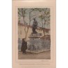 VILLENEUVE SUR LOT - STATUE DE BERNARD PALISSY - ANIMATION - CARTE NON CIRCULEE.