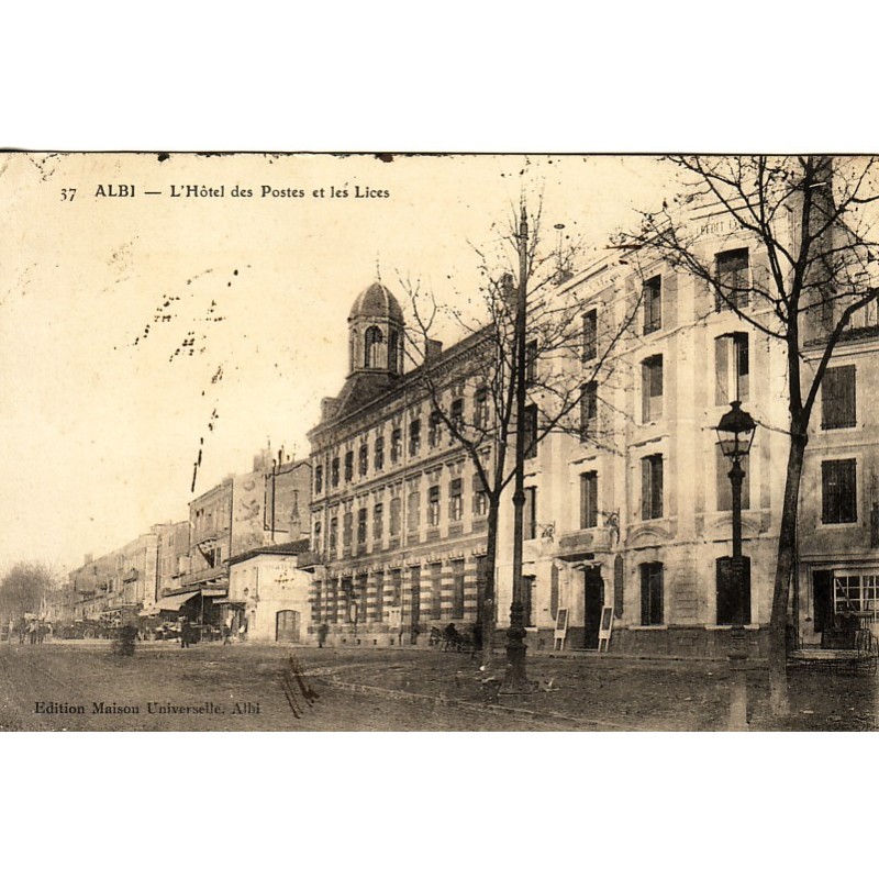 copy of copy of L'ISLE SUR  TARN - LE PONT SUSPENDU ET LE RIVAGE - CARTE NEUVE.