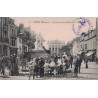 LORIENT - LA STATUE DE VICTOR MASSE ET LE THEATRE - ANIMATION - ENFANTS - CARTE DATEE DE 1910.