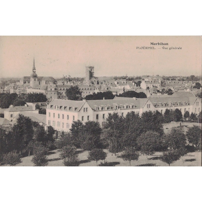 copy of PLOERMEL - L'ETANG, LE NOUVEAU PONT ET L'USINE ELECTRIQUE - AVEC TEXTE.