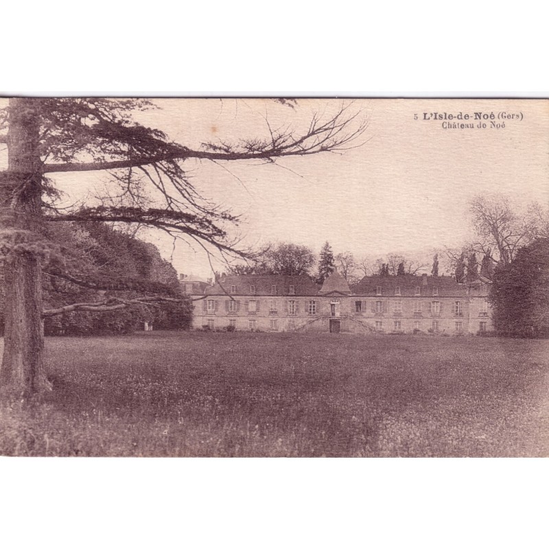 L'ISLE DE NOE - CHATEAU DE NOE - CARTE NON CIRCULEE.