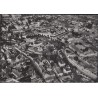 BEAUNE - VUE AERIENNE SUR LES BOULEVARDS, L'ECOLE DE JEUNES FILLES ET LA GARE - CARTE DATEE 1953.