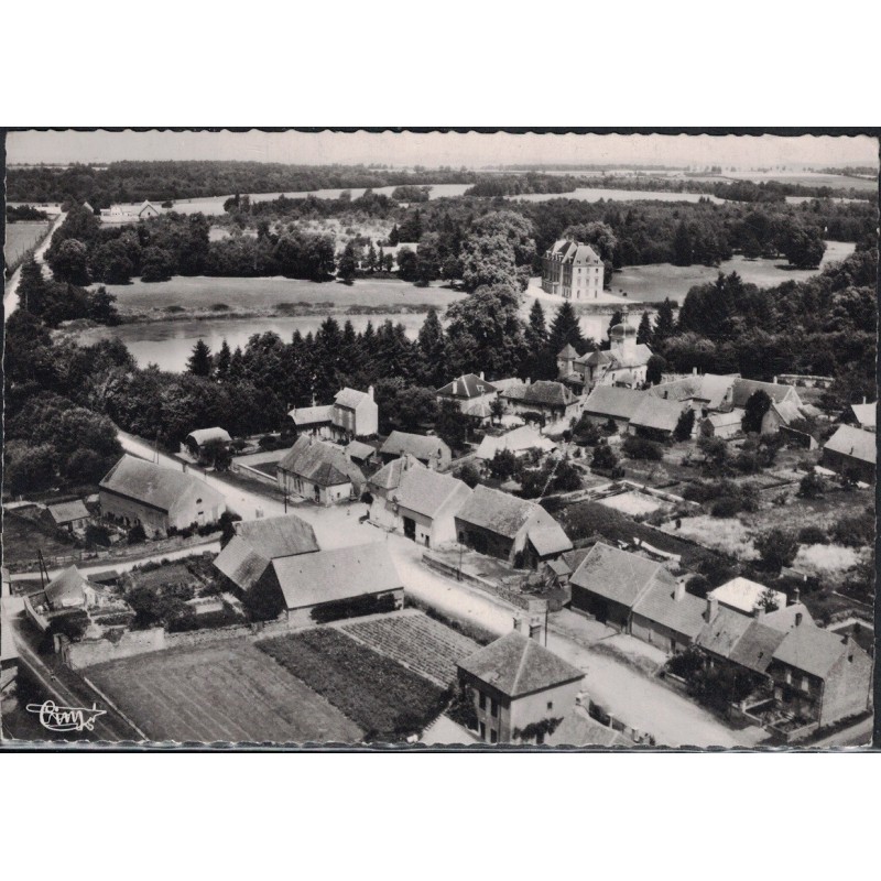 BIERRE LES SEMUR - VUE GENERALE - CARTE DATEE DE 1951.