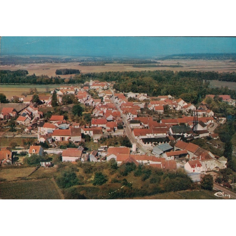 VEUXHAULLES - VUE GENERALE AERIENNE - CARTE DATEE DE 1980.