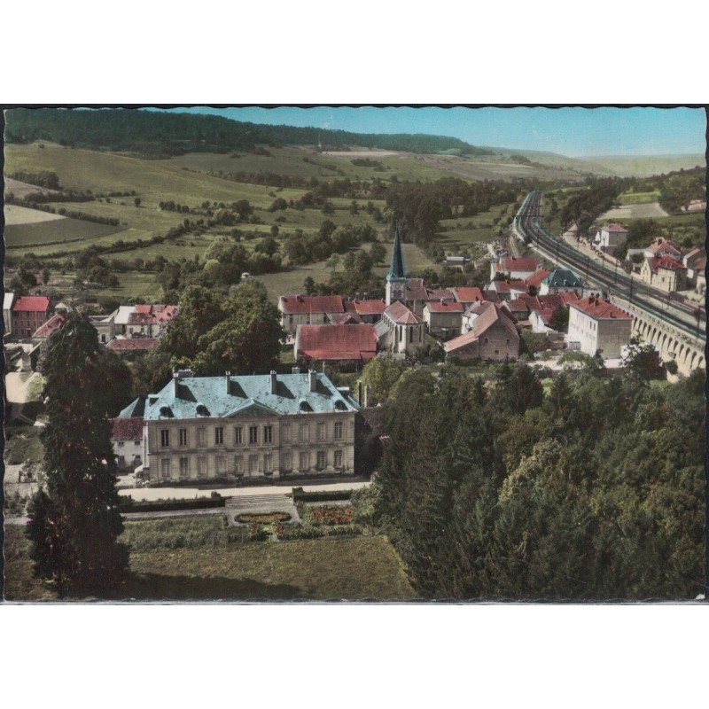 VERREY SUR SALMAISE - VUE GENERALE AERIENNE - LE CHATEAU - CARTE NON CIRCULEE.