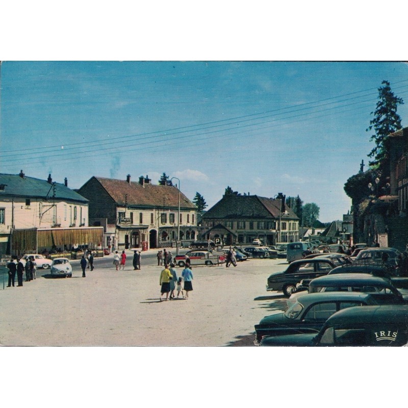 SAULIEU - ROUTE BLEUE - CARTE DATEE DE 1962.