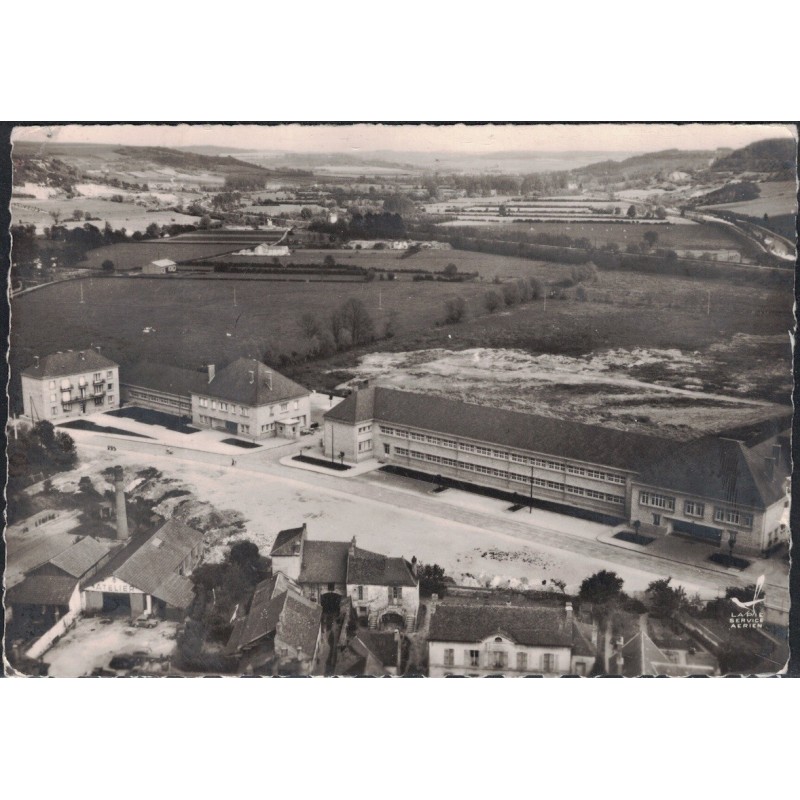 MONTBARD - LE GROUPE SCOLAIRE - VUE AERIENNE - CARTE DATEE DE 1963.