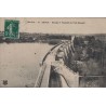 SEMUR - BARRAGE ET PASSERELLE DU PONT MASSENE - CARTE DATEE DE 1915.