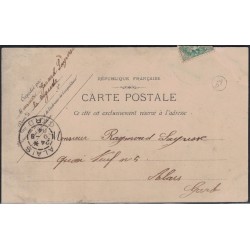 copy of copy of NIMES - INTERIEUR DE LA GARE PLM - ARRIVEE D'UN TRAIN - CARTE DATEE DE 1907.