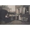 VILLERS SUR MER - FIANCAILLES DANS UNE VILLA - ANIMATION - COUPLES  - CARTE PHOTO DATEE DE 1914 (TEXTE).