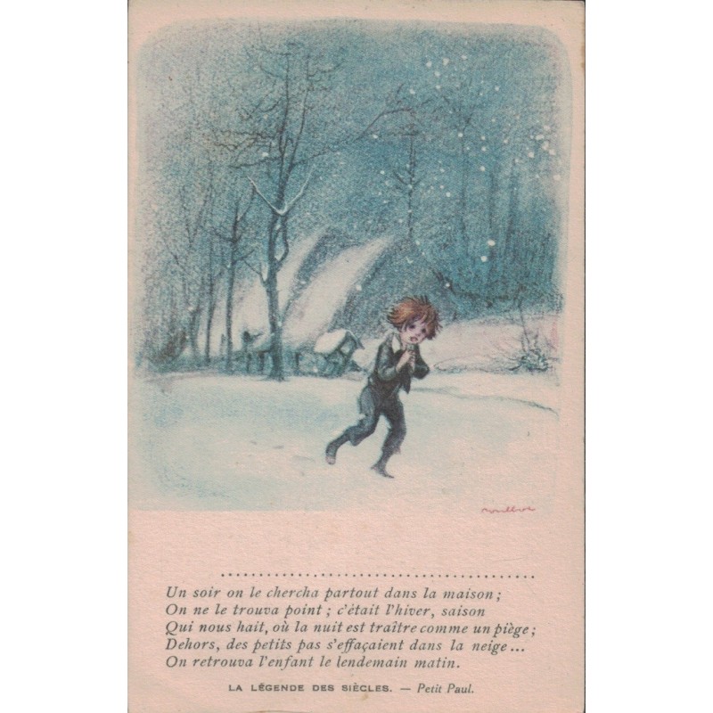 POULBOT - ILLUSTRATEUR -LA LEGENDE DES SIECLES - PETIT PAUL - CARTE NON CIRCULE