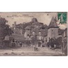 TURENNE - PLACE DU MARCHADIOL ET ENTREE DE LA GRANDE RUE - CARTE DATEE DE 1908.