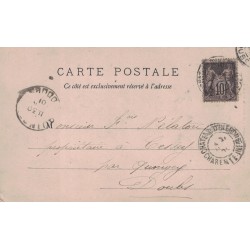 OLERON - LE CHATEAU - GROUPE DE PECHEUSES - METIER - CARTE DATEE DE 1901.