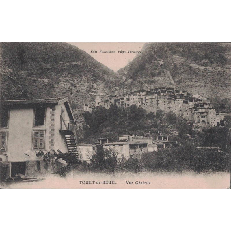 copy of MENTON GARAVAN - LE BOULEVARD ET LA POSTE - BAR CARAVAN - TIMBRE CROIX ROUGE - CARTE POSTALE AVEC TEXTE.