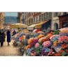 NICE - LE MARCHE AUX FLEURS - CARTE POSTALE NON CIRCULEE.