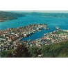 MILLE ANS APRES LES VIKINGS - N°4 - BERGEN - NORVEGEK - VUE AERIENNE - PLASMARINE - 1957-1958.