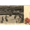 NIMES - COURSES DE TAUREAUX  - UNE CHUTE - CARTE DATEE DE 1905.