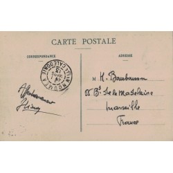 NOUMEA - TRAVAUX PUBLIC - ANIMATION - CARTE DATEE DE 1913.