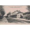 PONT ST ESPRIT - LA GARE - ARRIVEE D'UN TRAIN - CARTE DATEE DE 1921.