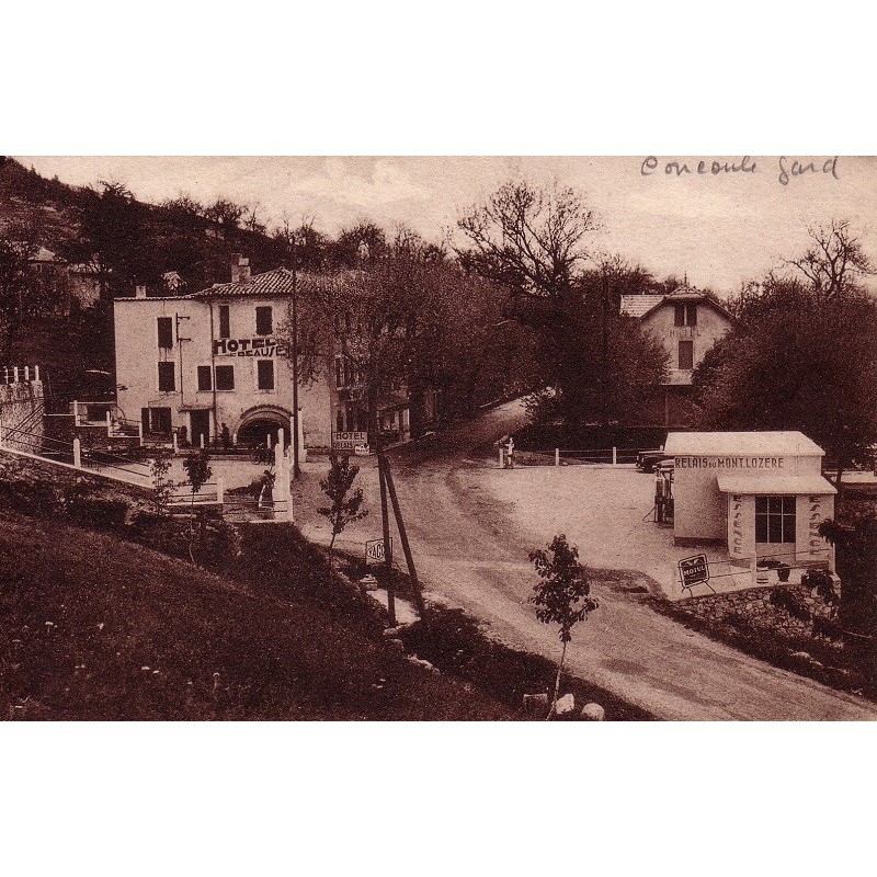 CONCOULES - HOTEL BEAUSEJOUR ET COLONIE DE CHATEAURENARD - AVEC TEXTE.