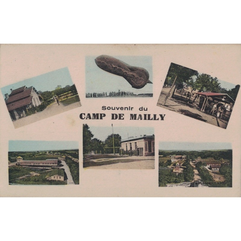 CAMP DE MAILLY - SOUVENIR DU CAMP - CARTE NON CIRCULEE.