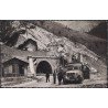 TENDE - COL DE TENDE - LE POSTE FRONTIERE - VOITURE - DOUANE - DOUANIERS - CARTE AVEC TEXTE.