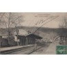 LA GRAND COMBE - LA GARE - ANIMATION - CARTE DATEE DE 1907.