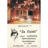 LE GOSIER - RESTAURANT - LA CREOLE - CHEZ VIOLETTA - CARTE NON CIRCULEE.