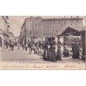 LE PEAGE DE ROUSSILLON - PLACE DU MARCHE ET LA HALLE - CARTE DATEE DE 1905.