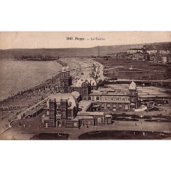 DIEPPE - LE CASINO - VERSO REPIQUAGE PUB - BAIN DE MER DE DIEPPE - GRAND CASINO MUNICIPAL .