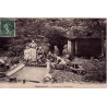 MONTMIRAIL - FONTAINE DES AMOUREUX - ANIMATION - LES LAVANDIERES - CARTE DATEE DE 1911.