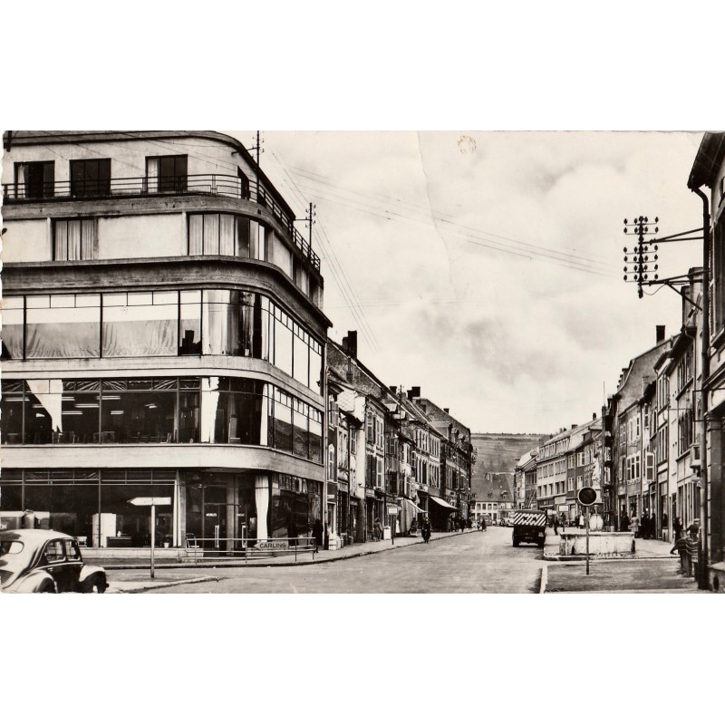 SAINT AVOLD - RUE GENERAL HIRSCHAUER - CARTE DATEE DE 1959.