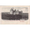 PIERREFONDS - LE CHATEAU - VERSO LOGO EXPOSITION UNIVERSELLE PARIS 1900 - CARTE NON CIRCULEE.