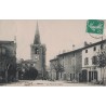 GRANE - LA PLACE DE L'EGLISE - CARTE DATEE DE 1909.