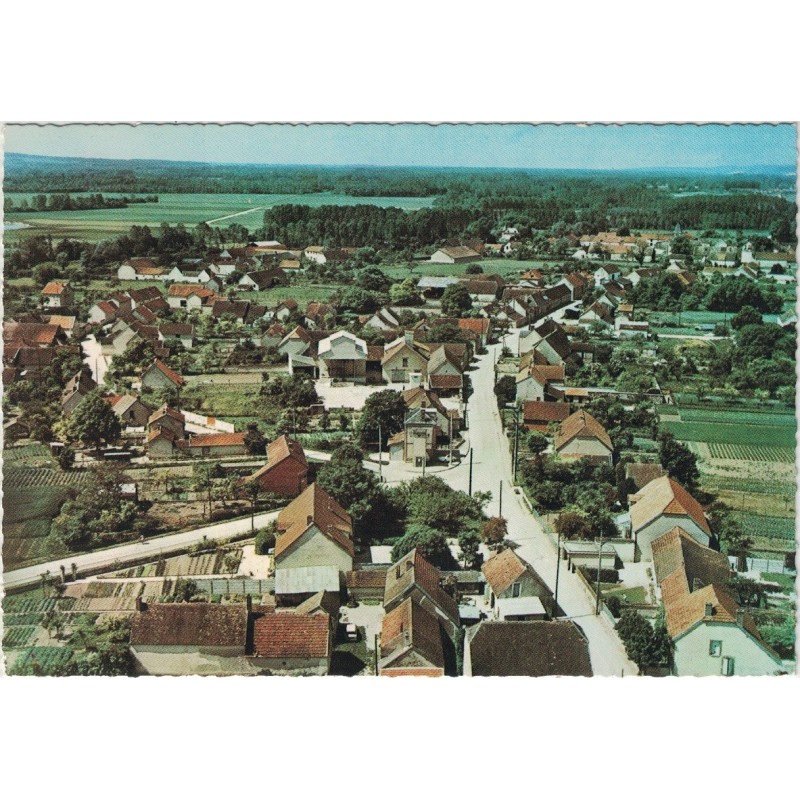 ESCLAVOLLES LUREY - VUE GENERALE AERIENNE - CARTE DATEE DE 1989.