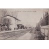 PIOLENC - LA GARE - PASSAGE RAPIDE - ANIMATION - CARTE DATEE DE 1915.