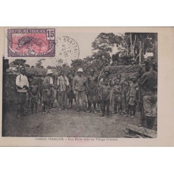 CONGO FRANCAIS - UNE HALTE...