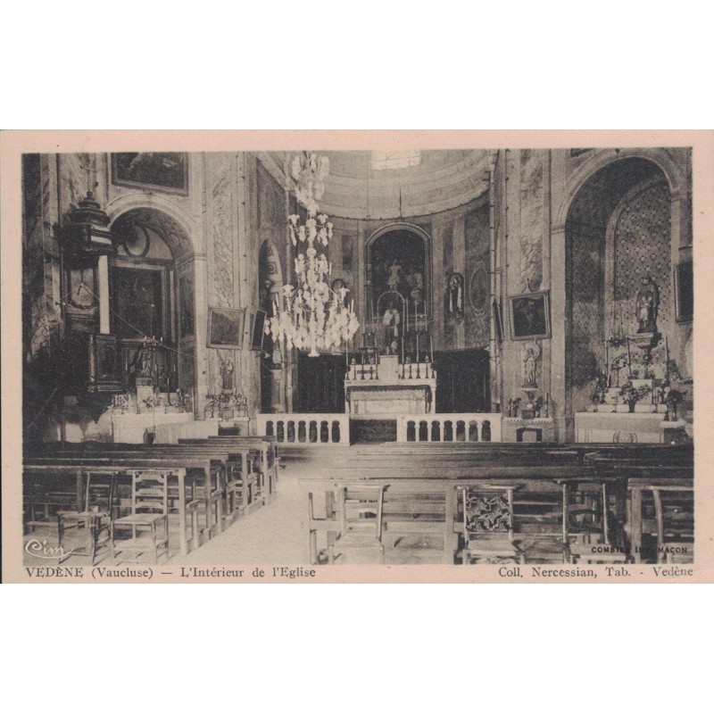 copy of copy of copy of copy of copy of VEDENE - LE MONUMENT AUX MORTS - CONTRUCTEUR: GENIN - CARTE NON CIRCULEE.