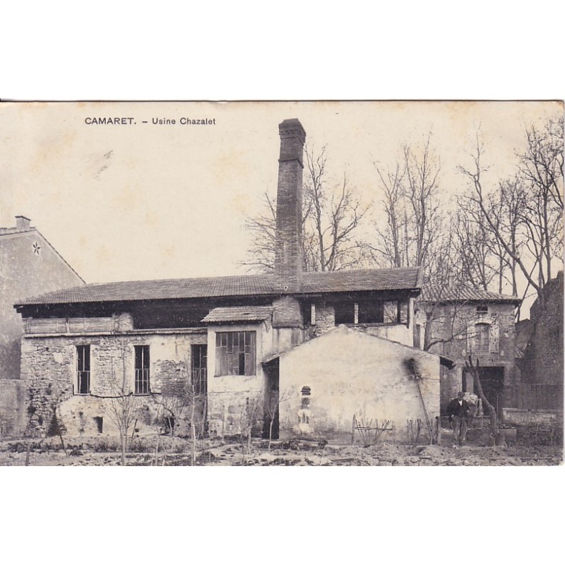 CAMARET - USINE CHAZALET - CARTE POSTALE NEUVE.